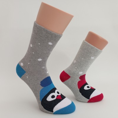 Zimní froté ponožky PENGUIN