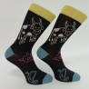Bavlněné vzorované ponožky PETS