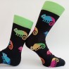 Bavlněné vzorované ponožky LEON